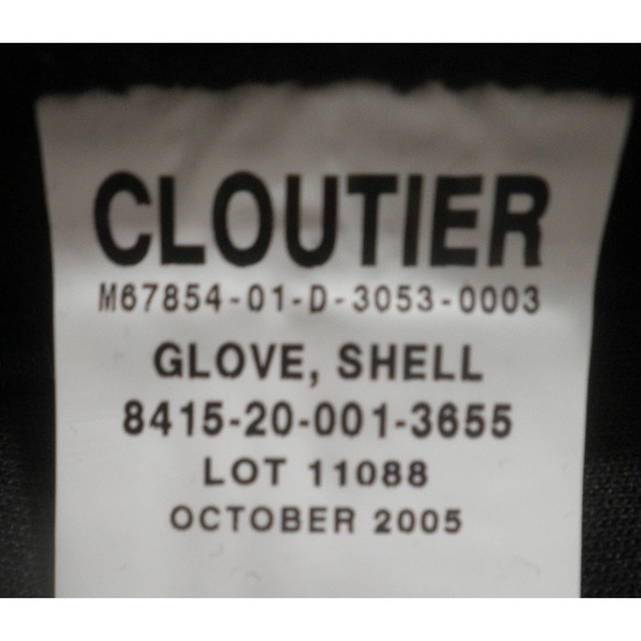 Government Military Issue XL Chemical Protective Glove Shells & Inserts, 1 Pair - Picture 8 of 9